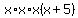 x%2Ax%2Ax%28x+%2B+5%29