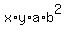 x%2Ay%2Aa%2Ab%5E2