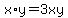 x%2Ay=3xy