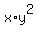 x%2Ay%5E2