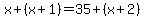 x%2B%28x%2B1%29=35%2B%28x%2B2%29