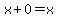 x%2B0=x