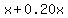 x%2B0.20x