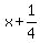 x%2B1%2F4