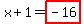 x%2B1=highlight%28-16%29