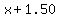 x%2B1.50
