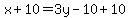 x%2B10=3y-10%2B10