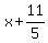 x%2B11%2F5