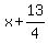x%2B13%2F4