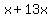 x%2B13x