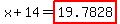 x%2B14=highlight%2819.7828%29