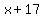 x%2B17