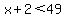 x%2B2%3C49