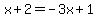 x%2B2=-3x%2B+1