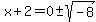 x%2B2=0%2B-+sqrt%28-8%29