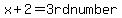 x%2B2+=+3rd+number