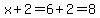x%2B2+=+6%2B2+=+8