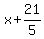 x%2B21%2F5