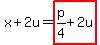 x%2B2u=highlight%28p%2F4%2B2u%29