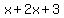 x%2B2x%2B3