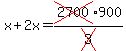 x%2B2x=cross%282700%29900%2Fcross%283%29
