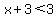 x%2B3%3C3