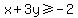 x%2B3y%3E=-2
