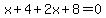 x%2B4%2B2x%2B8+=+0
