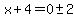 x%2B4=+0+%2B-+2
