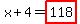x%2B4=highlight%28118%29