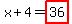 x%2B4=highlight%2836%29