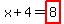 x%2B4=highlight%288%29