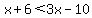 x%2B6%3C3x-10