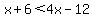x%2B6%3C4x-12