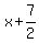 x%2B7%2F2