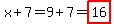x%2B7=9%2B7=highlight%2816%29