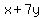 x%2B7y