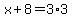 x%2B8=3%2A3