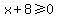 x%2B8%3E=0
