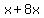 x%2B8x+