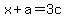 x%2Ba=3c