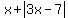 x%2Babs%283x-7%29