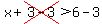 x%2Bcross%283-3%29%3E6-3