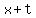 x%2Bt