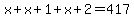 x%2Bx%2B1%2Bx%2B2=417