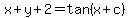 x%2By%2B2=tan%28x%2Bc%29