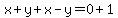 x%2By%2Bx-y=0%2B1