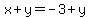 x%2By=-3%2By