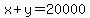x%2By=20000
