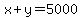 x%2By=5000